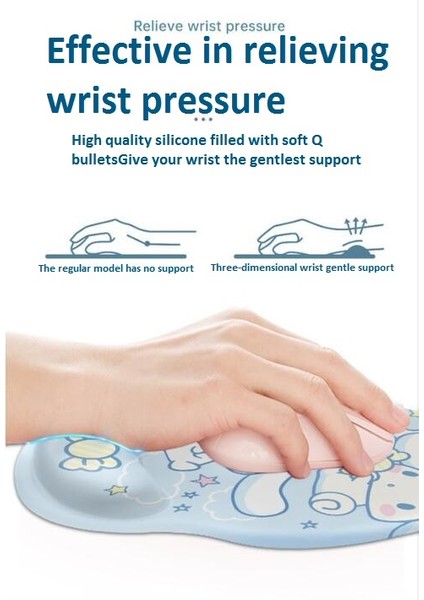 Yaratıcı Karikatür Bilek Mouse Pad (Yurt Dışından) indirimleri