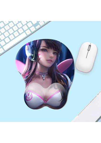 Karikatür Desen Silikon Bilek Mouse Pad  (Yurt Dışından)