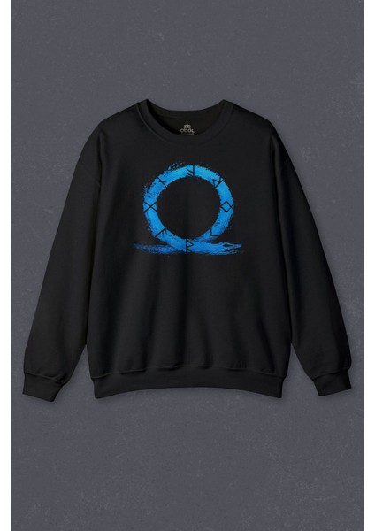 Unisex Sweatshirt God Of War Ragnarok Oyun Gamer Baskılı Sweat