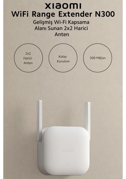 Mi Pro Wifi Güçlendirici - Sinyal Güçlendirici (Xiaomi Türkiye Garantili )