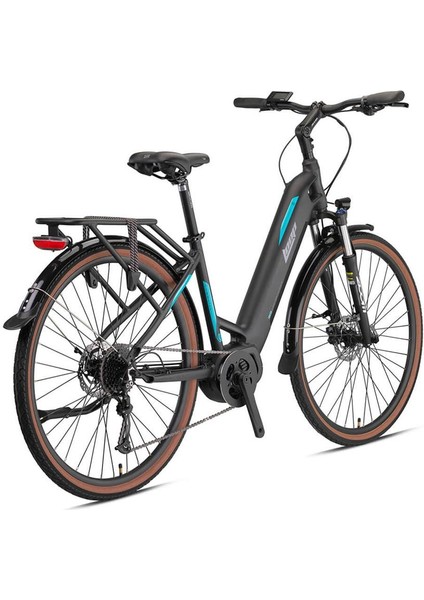 28J Loop Commuter 9V Hd Elekrikli Bisiklet - Siyah Turkuaz - 45 Kadro fiyatları