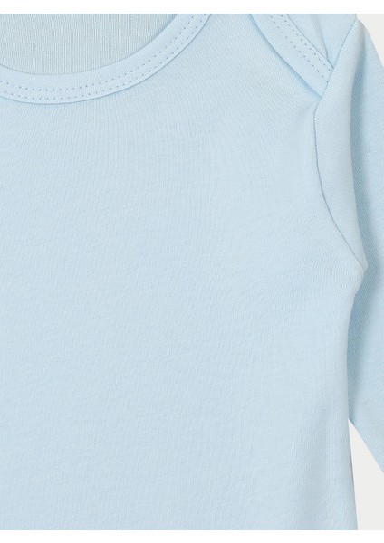5'li Bebek Uzun Kollu Pamuk Çıtçıtlı Body