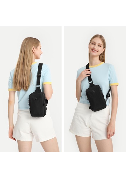 Krinkıl Kumaş Bodybag Uniseks Postacı Çantası BC 3105 - Vizon fırsatları