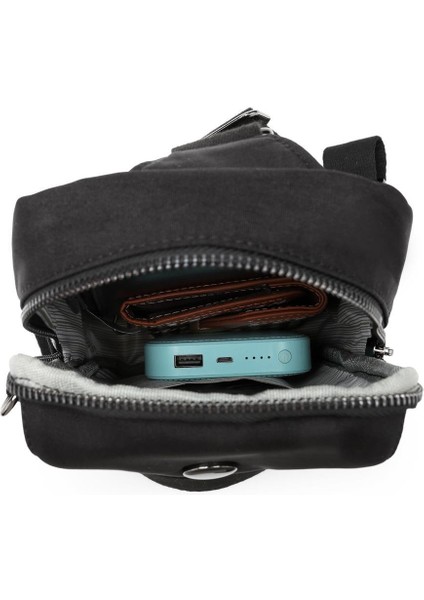 Krinkıl Kumaş Bodybag Uniseks Postacı Çantası BC 3105 - Vizon indirimleri