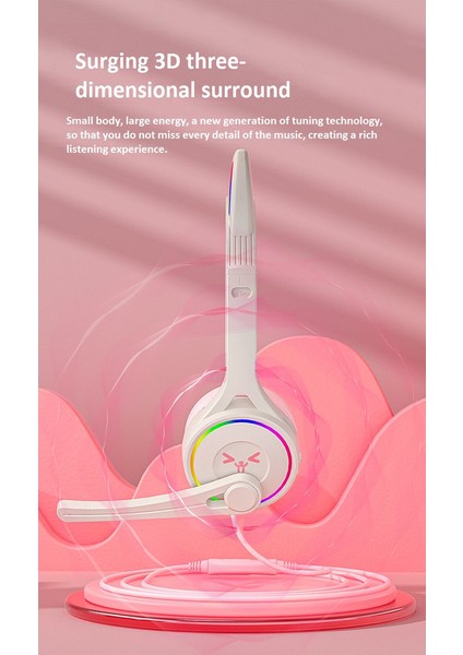 Sevimli Kedi Kulakları Çocuk Kafaya Monte Kablolu Kulaklıklar (Yurt Dışından) fiyatları