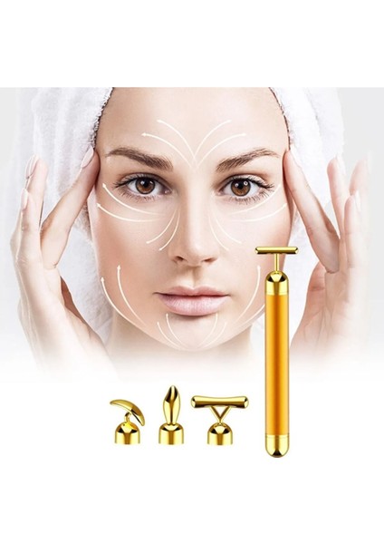Gold Massager Titreşimli Yüz Masaj Aleti Seti fırsatları