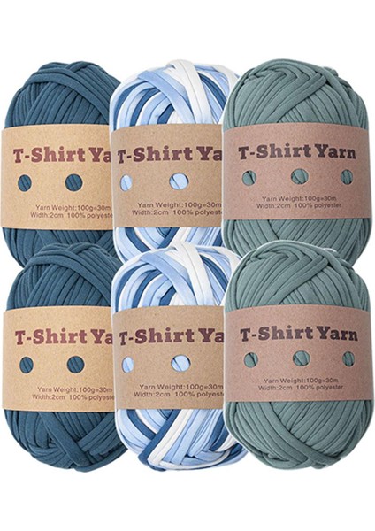 6 T Shirt El Örgü Ği Şeklindeki Sepetleri Halı Yapımı Için (Yurt Dışından) fiyatları