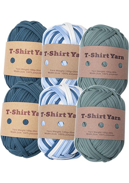 6 T Shirt El Örgü Ği Şeklindeki Sepetleri Halı Yapımı Için (Yurt Dışından) fırsatları