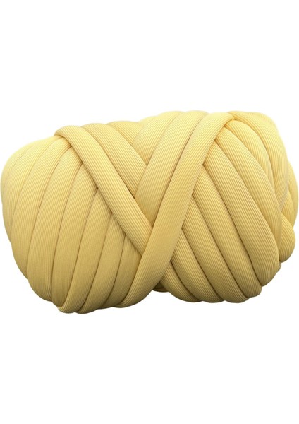 250G Tıknaz Iplik Hacimli Iplik Tığ Dıy Örgülü Düğüm Atma Battaniye Uzunluğu 65.6ft Sarı (Yurt Dışından)