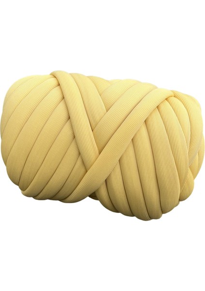 250G Tıknaz Iplik Hacimli Iplik Tığ Dıy Örgülü Düğüm Atma Battaniye Uzunluğu 65.6ft Sarı (Yurt Dışından) indirimleri