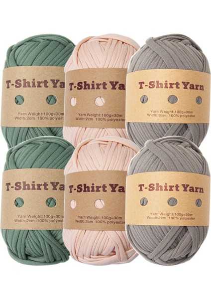 6 T Shirt El Örgü Ği Şeklindeki Sepetleri Halı Yapımı Için C (Yurt Dışından) modelleri
