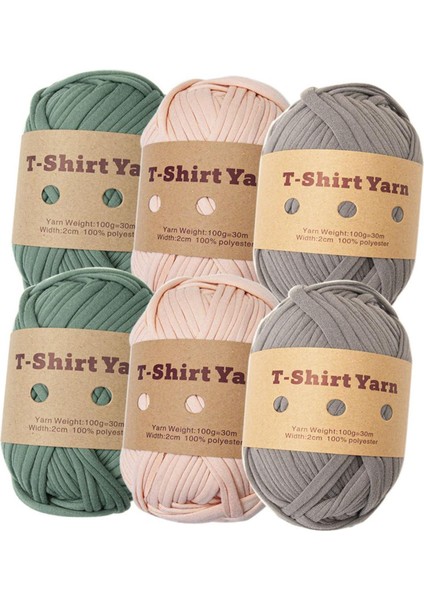 6 T Shirt El Örgü Ği Şeklindeki Sepetleri Halı Yapımı Için C (Yurt Dışından) fırsatları