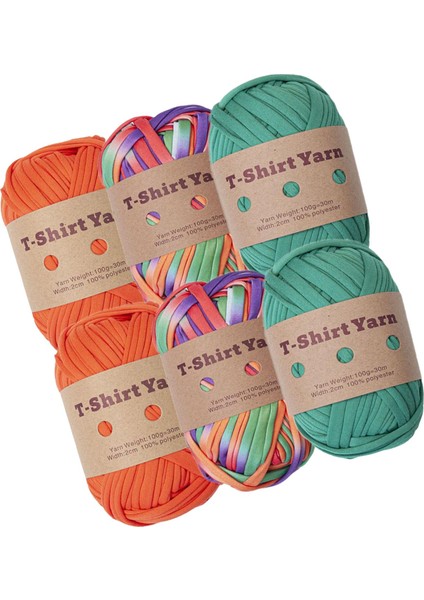 6x T Gö Ipliği El Örgü El Sanatları Tığ Işıkanabilir Çanta Yapımı Malzemesi B (Yurt Dışından) fiyatları