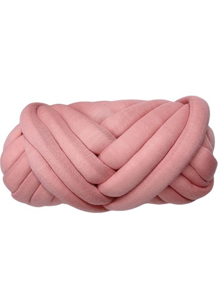 El Örgüsü Için Kalın Örgü Ipi, Süper Yumuşak Büyük Hacimli Kol Örgü Ipi Pembe (Yurt Dışından)
