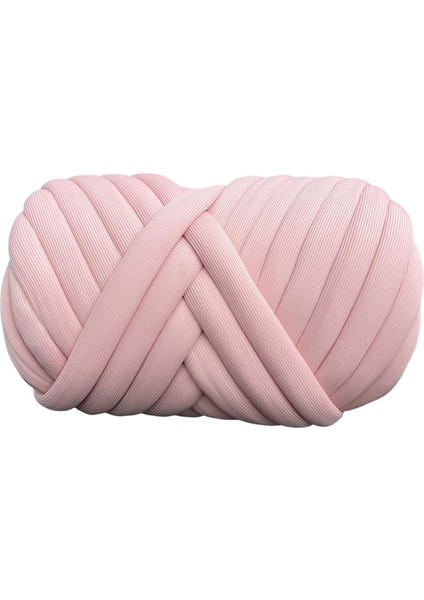 Polyester Kalın Iplik, Jumbo Boru Şeklinde Iplik, Yumuşak Yıkanabilir Örgü Hacimli Tıknaz Pembe (Yurt Dışından)