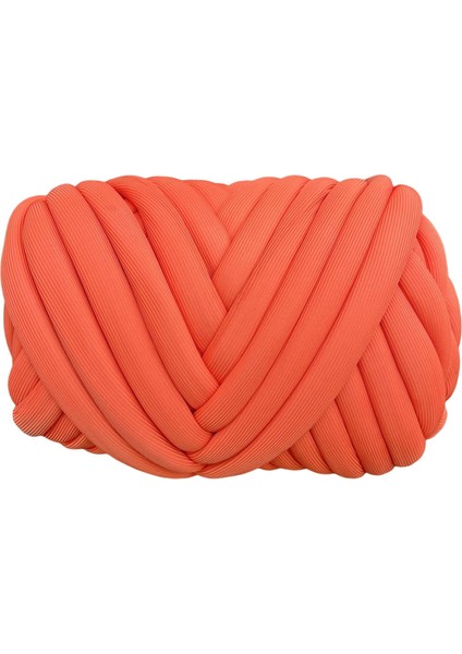 Polyester Kalın Iplik, Jumbo Boru Şeklinde Iplik, Yumuşak Yıkanabilir Örgü Hacimli Kalın Turuncu (Yurt Dışından) modelleri