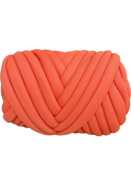 Polyester Kalın Iplik, Jumbo Boru Şeklinde Iplik, Yumuşak Yıkanabilir Örgü Hacimli Kalın Turuncu (Yurt Dışından) fırsatları