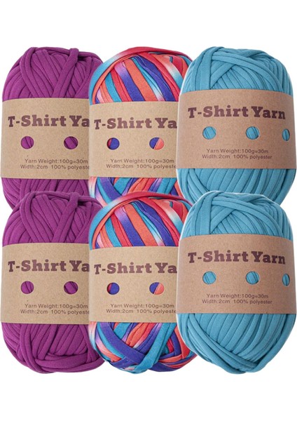 6x T Gö Ipliği El Örgü El Sanatları Tığ Işıkanabilir Çanta Yapımı Malzemesi C (Yurt Dışından) modelleri