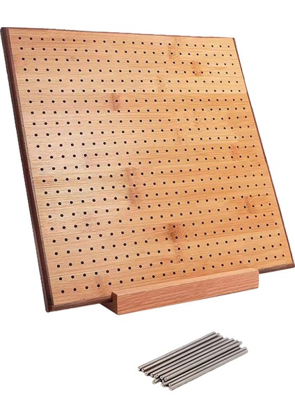 Tığ Işi Ahşap Engelleme Için Mandallı Örgü Pegboard ile Tığ Engelleme Kurulu 23.5CMX23.5CM (Yurt Dışından) fırsatları