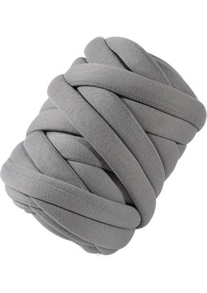 Düğüm Battaniye Halısı Için 500G/1.1LBS Kalın Iplik 25MM Tüp Ipliği Gri (Yurt Dışından) modelleri
