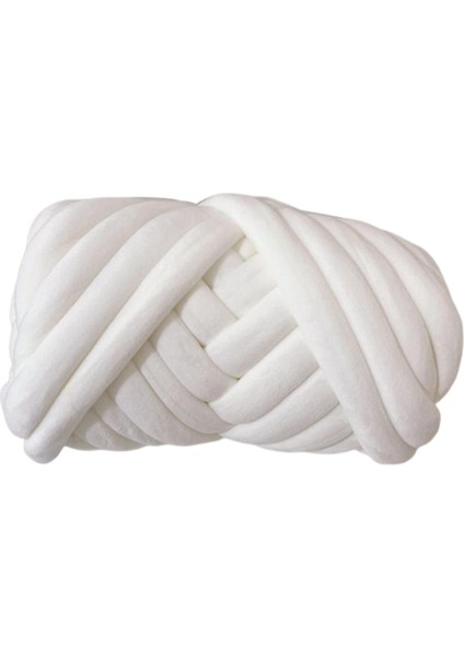 Kalın Iplik Tüpü Hacimli Dev Iplik Tüpü Ipliği Kol Örgüsü Için 2,2 Lbs Beyaz (Yurt Dışından) fiyatları