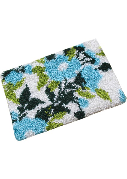 Çiçek Halı Setleri Nakış Halı El Yapımı Festival Hediye Parti Favor Odası Çocuk Şkinler Için Yapma Kitleri, Mavi Çiçek (Yurt Dışından) indirimleri