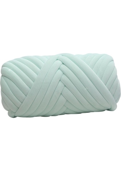 1kg Kadife Tıknaz Iplik Kol Örgü Rahat Yıkanabilir Halı Yapımı Jumbo Açık Yeşil (Yurt Dışından) fırsatları