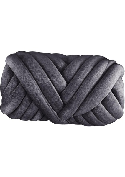 1kg Kadife Tıknaz Iplik Kol Örgü Rahat Yıkanabilir Halı Yapımı Jumbo Derin Gri (Yurt Dışından) modelleri