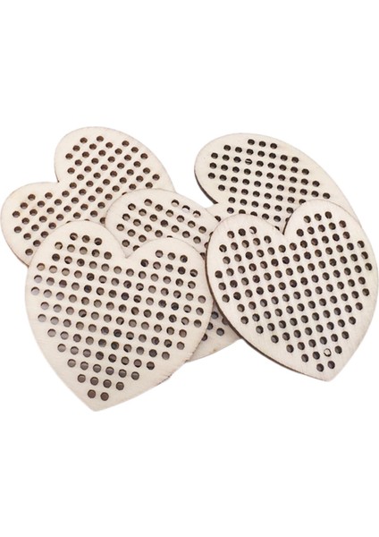 30 Ahşap Ş Kolye Boş Charms Bitmemiş Ahşap Şekiller Asılı 5 cm (Yurt Dışından)