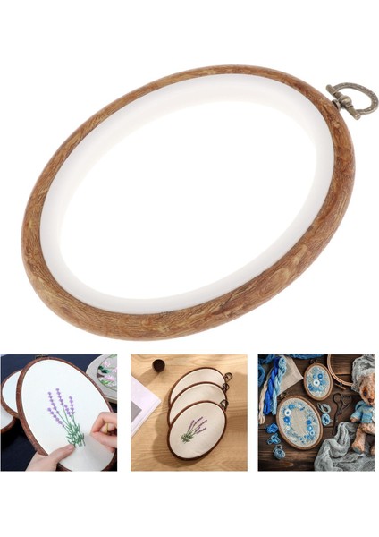 Reçine Nakış Çemberler Asılı Çapraz Ş Çember Çerçeveleri Dekorasyon 15X19 cm (Yurt Dışından) fırsatları