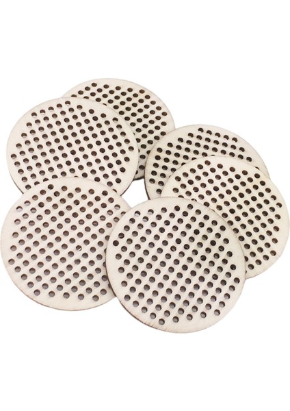30 Ahşap Ş Kolye Boş Charms Bitmemiş Ahşap Şekiller Asılı 5 cm Oval (Yurt Dışından)