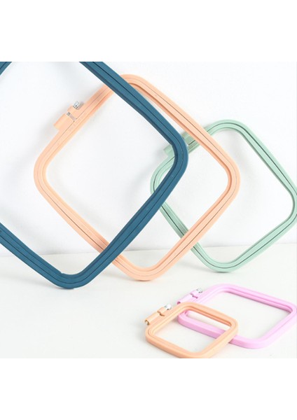 Zanaat Kullanışlı Ş Dıy Süslemeleri Için Kare Nakış Çemberler Makrome 25X28 cm (Yurt Dışından) modelleri