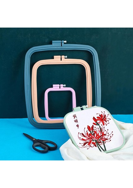 Zanaat Kullanışlı Ş Dıy Süslemeleri Için Kare Nakış Çemberler Makrome 25X28 cm (Yurt Dışından) indirimleri