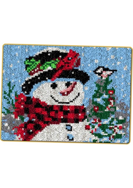20''X15'' Akrilik Ş Noel Mandalı Halı Setleri Tam Set , Eşarp (Yurt Dışından)