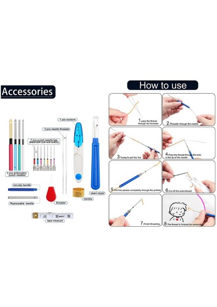 Başlayanlar Için Punch Nakış Çocuk Şkin 1 (Yurt Dışından) modelleri