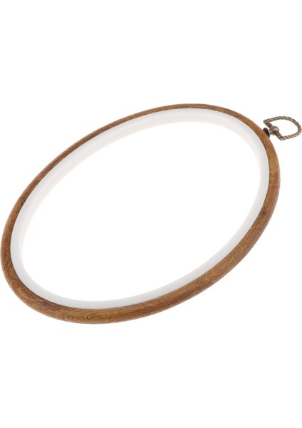 Dayanıklı Reçine Nakış Çemberleri Dekoratif Oval Çapraz Ş Çember Çerçeveleri 18X25 cm (Yurt Dışından)