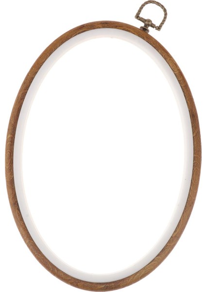 Dayanıklı Reçine Nakış Çemberleri Dekoratif Oval Çapraz Ş Çember Çerçeveleri 18X25 cm (Yurt Dışından) fiyatları