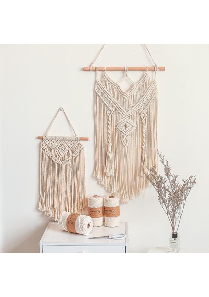 Makrome , Boyasız, Makrome Için Doğal Ip, 5MM-50M (Yurt Dışından) fiyatları