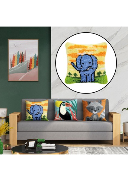 Mandal Halı Yapımı Dıy Şkinler Nakış I Fil (Yurt Dışından) modelleri