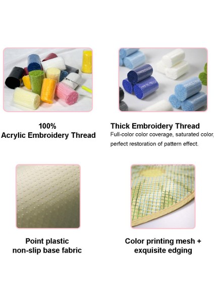 Noel Düğümlü Halı, Çocukların ve Şkinlerin Yapması Için Halı Şeklindedir. (Yurt Dışından) fiyatları