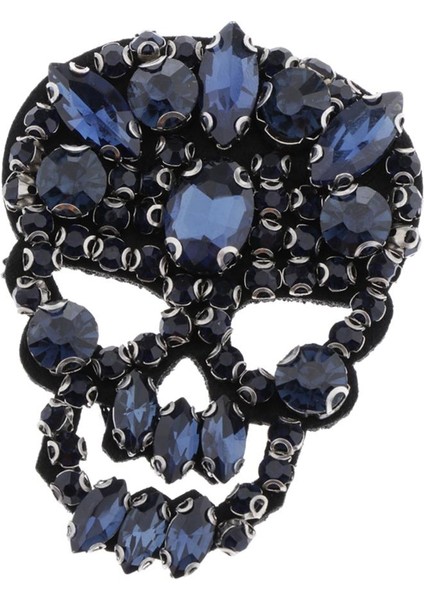 Kristal /ı Rozeti Dikmek Diamante Motif Dıy Mavi (Yurt Dışından)