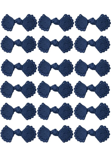 20 Çift Yaprak Tasarım Çin Knot Kapakları Hanfu Çanta Kostüm Bağlantı Elemanları Donanma (Yurt Dışından) fırsatları