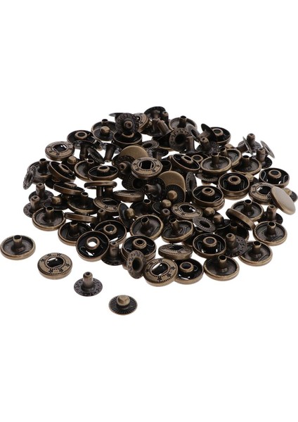 30 Takım Pirinç Çıtçığlantı I Çıtçıt Düğme Ş 17MM (Yurt Dışından)
