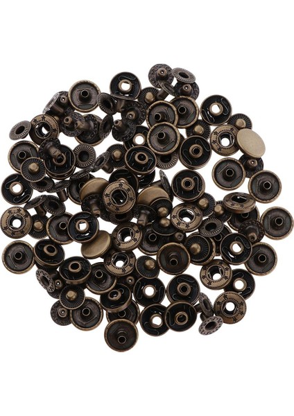 30 Takım Pirinç Çıtçığlantı I Çıtçıt Düğme Ş 17MM (Yurt Dışından)