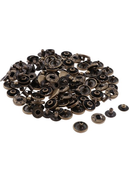 30 Takım Pirinç Çıtçığlantı I Çıtçıt Düğme Ş 17MM (Yurt Dışından)