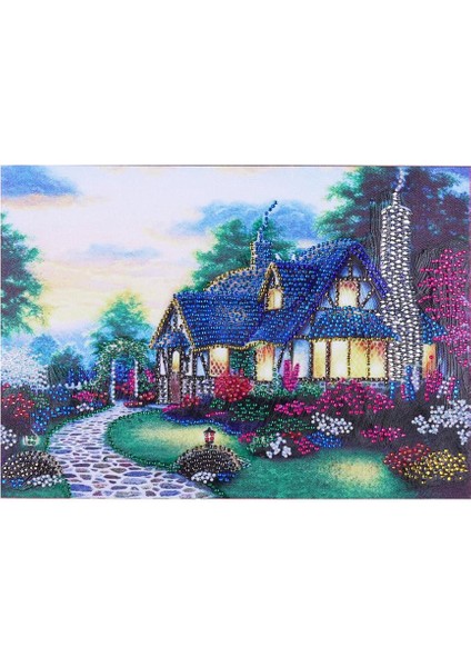 5d Ö Şekilli ve - Parıltılı Çiçek/ev 1 (Yurt Dışından)