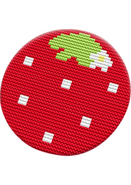 Prettyia Karikatür Katlanır Halı Dıy Iı Nakış Çilek (Yurt Dışından)