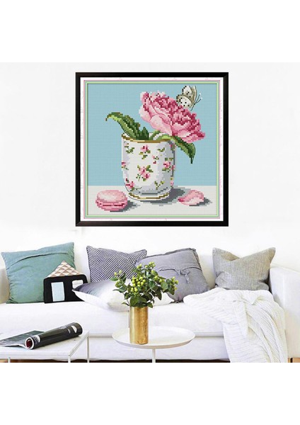 Çapraz Ş El Yapımı Nakış Ev Dekorasyonu Için Mükemmel 21 x 21 cm 14CT (Yurt Dışından) fırsatları