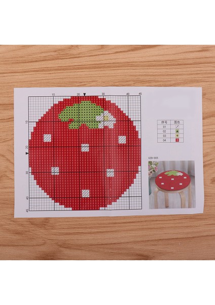 Prettyia Karikatür Katlanır Halı Dıy Iı Nakış Çilek (Yurt Dışından) modelleri