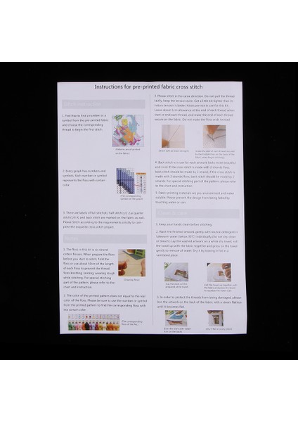 I Damgalı Kanaviçe, Baş Için Sayı 18X19CM ile (Yurt Dışından) modelleri